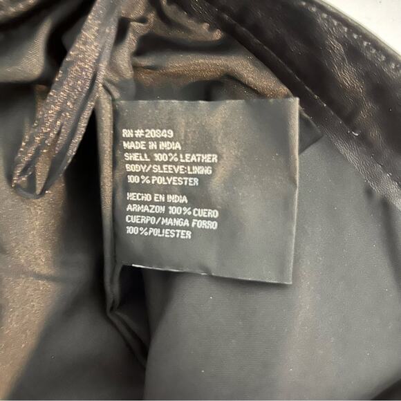 Vintage Excelled Black Leather Pants Size 4 EUC - Picture 7 of 10